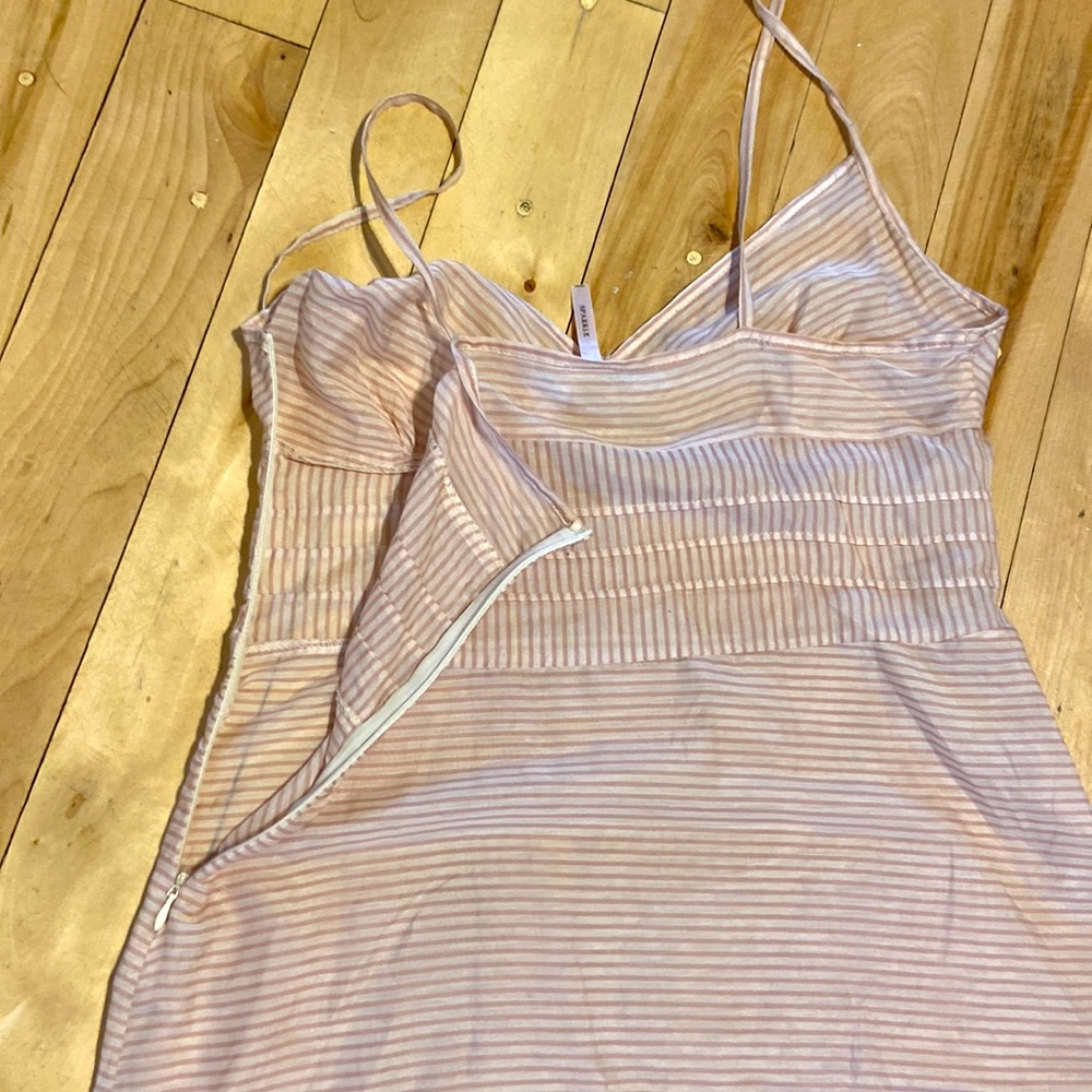 Urban Outfitters Sparkle & Fade pink striped chemise, size M - Picture 10 of 10